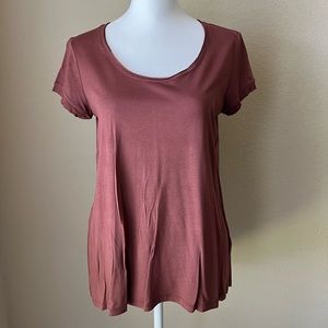 Scoop Neck Split Back Top